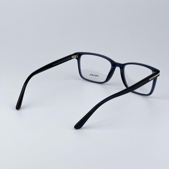 Prada PR14WV 08Q1O1 Women BRAND NEW Eyeglasses Blue Crystal Square - Picture 4 of 10